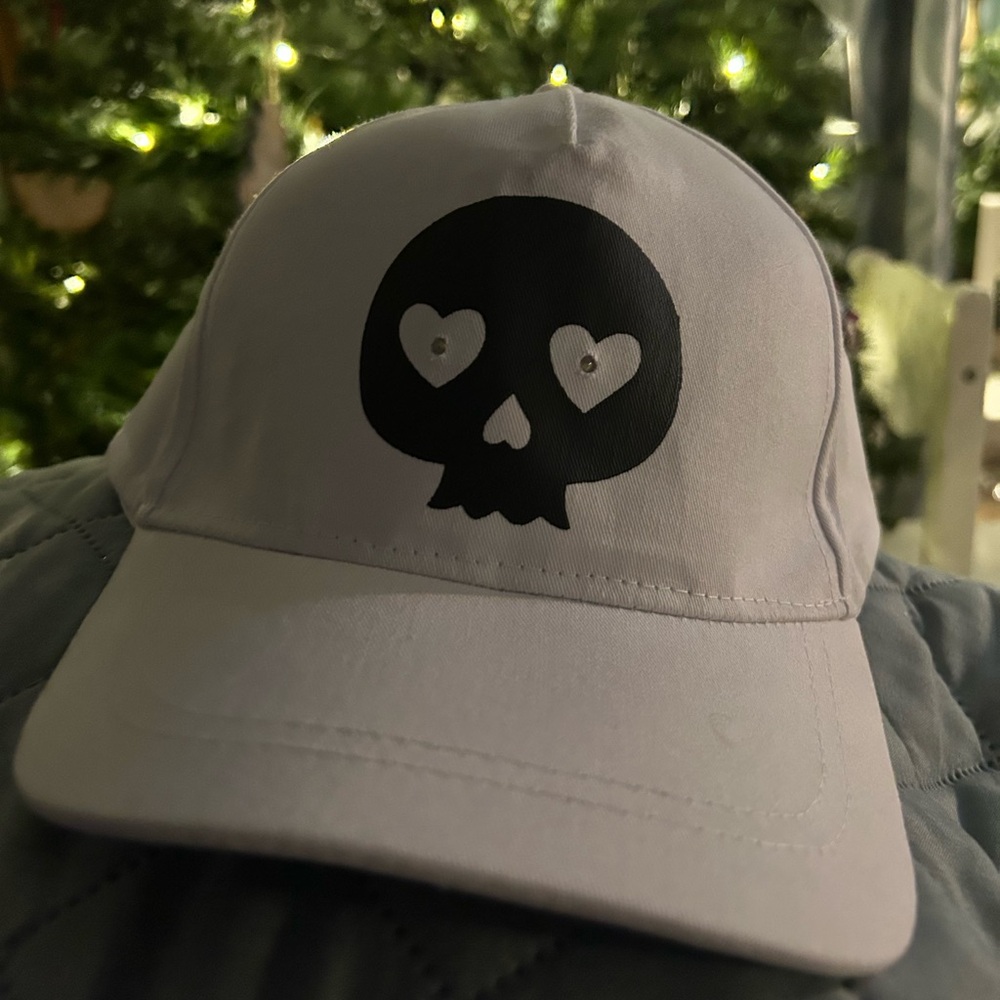 Light up Black Skull cap